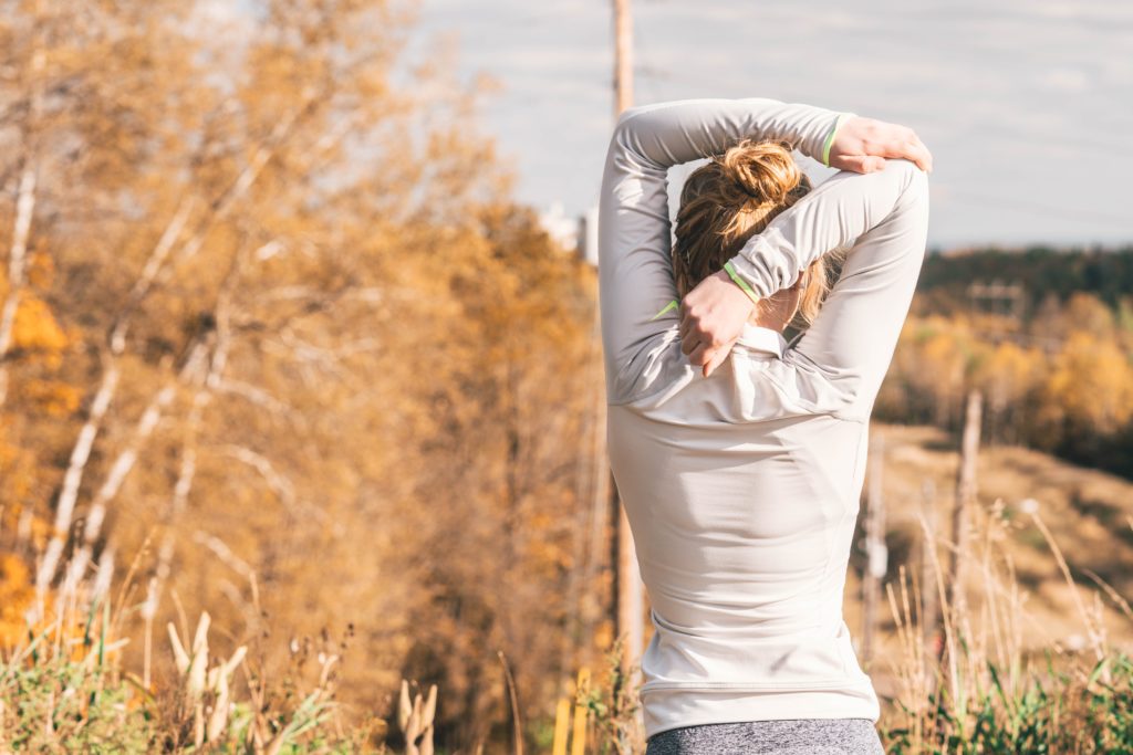 WomanStretching